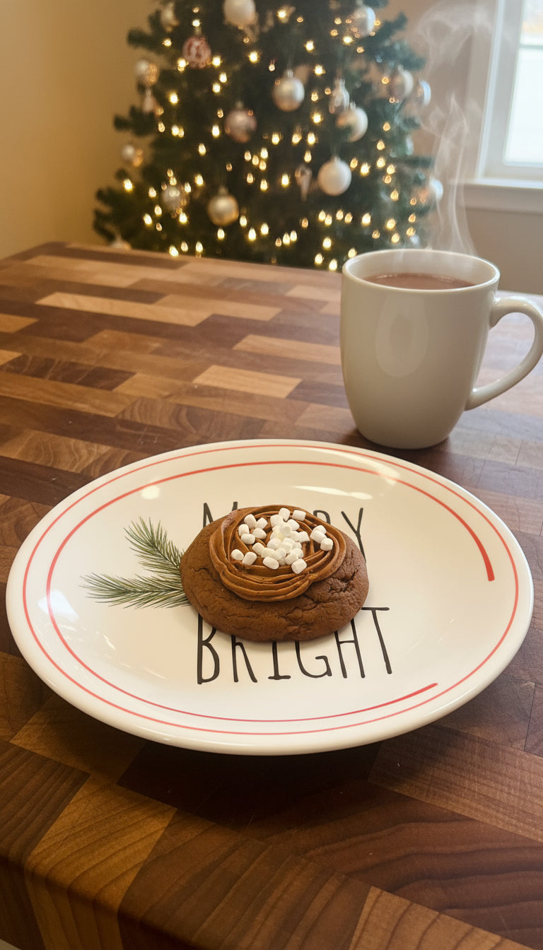 Crumble Hot Chocolate Cookie